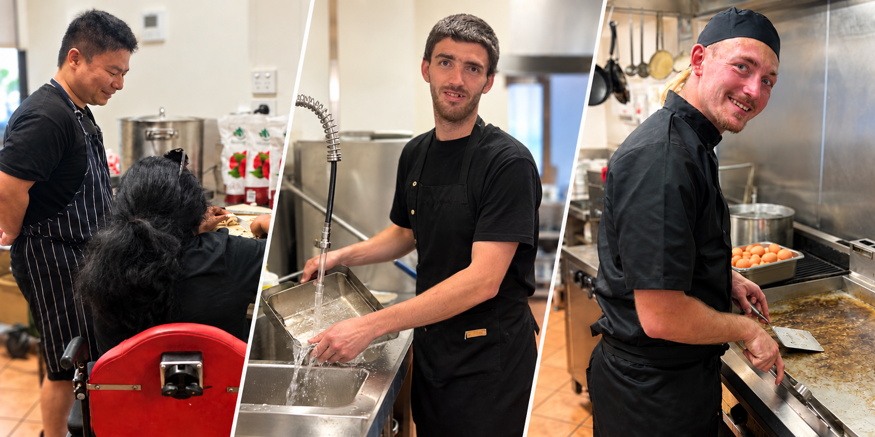 Group cooking workshop activity